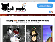 Tablet Screenshot of kodimade.com